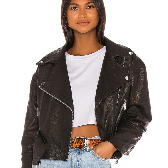 GRLFRND Charlie Leather Moto Jacket - Picture 3 of 6
